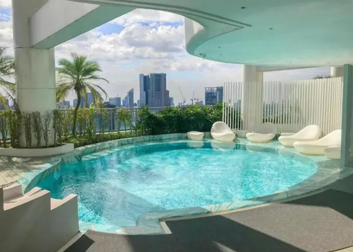 Cozy Crib At Acqua Residences - Rockwell Views Apartment